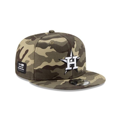 Sapca New Era Houston Astros MLB Armed Forces Weekend 9FIFTY Snapback - Verzi